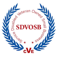 Service Disabled Veteran Owned Small Business certification badge